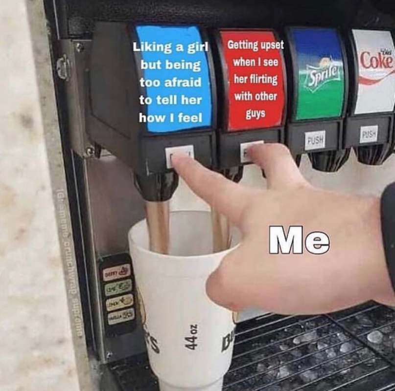 Double soda pour meme