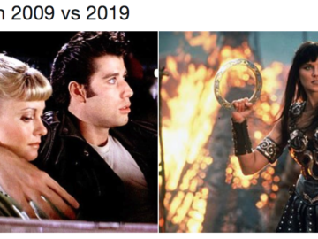 Челлендж 2009 vs. 2019