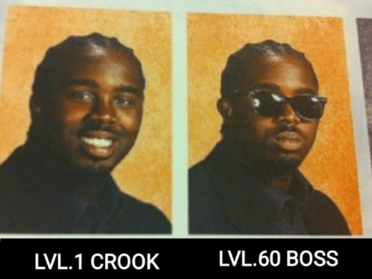 level 1 crook, level 35 boss