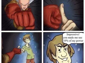 powerfull shaggy meme