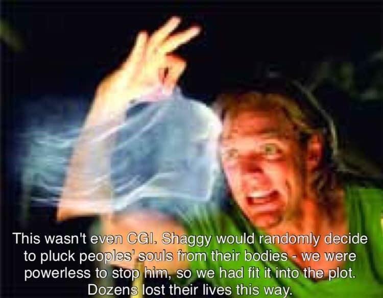 powerfull shaggy meme