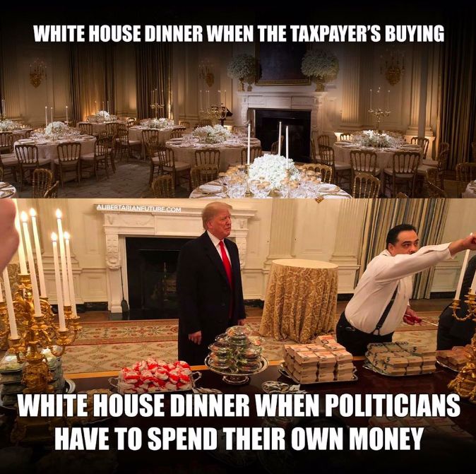 Trump serving burgers meme Trump serving burgers meme