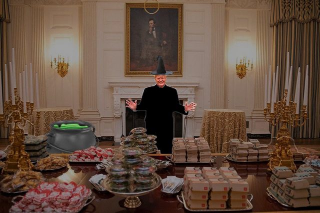 trump serving fast food meme trump serving fast food meme