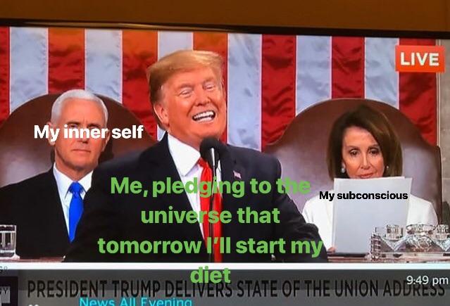 Pelosi applauding Trump Pelosi applauding Trump