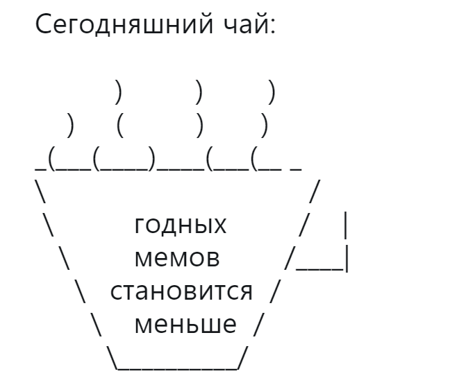Сегодняшний чай