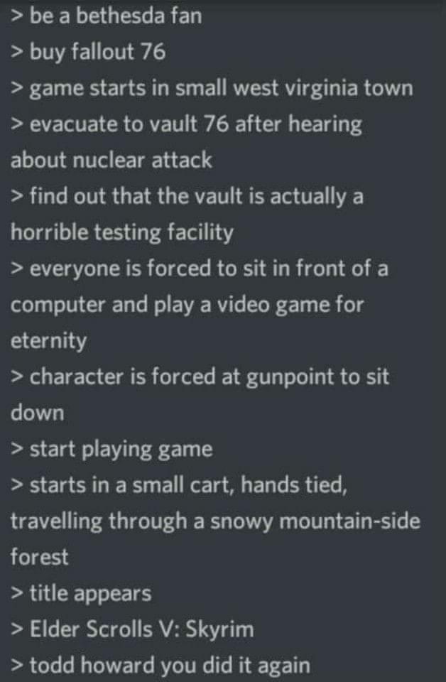 Skyrim Наконец-то ты очнулся