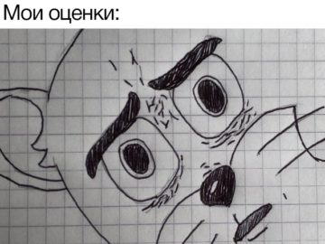 Мем с удивленным лицом кота Тома