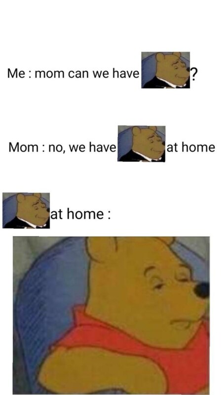У нас есть еда дома