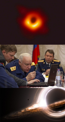 Фотография черной дыры