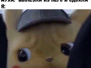 Встревоженный детектив Пикачу мемы