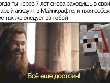 Все еще достоин - мем с Тором