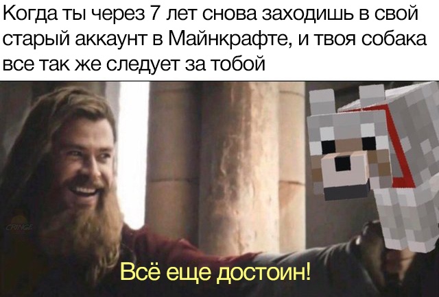 Все еще достоин - мем с Тором