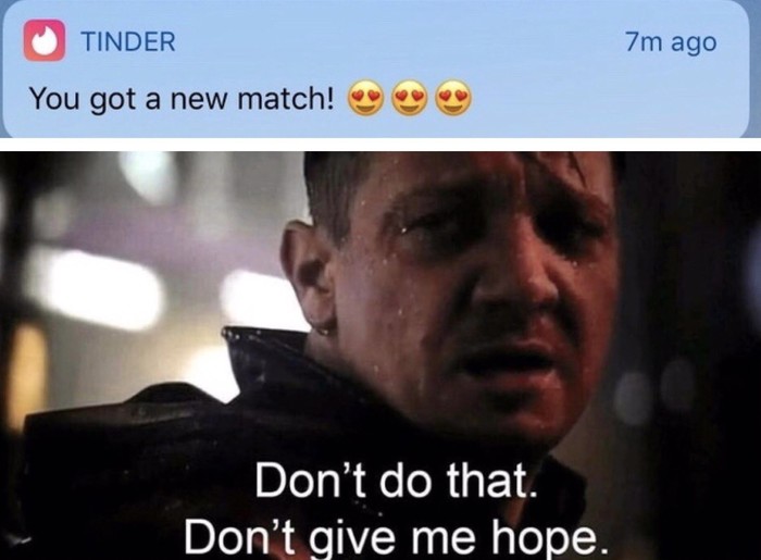Don't give me hope meme Hawkeye from Endgame Don't give me hope meme Hawkeye from Endgame