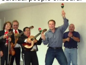 Илон мас с маракасами мем