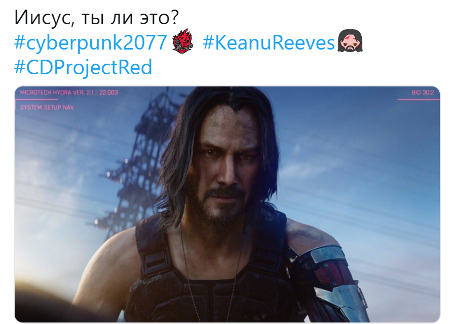 Киану Ривз в Киберпанке Киану Ривз в Киберпанке