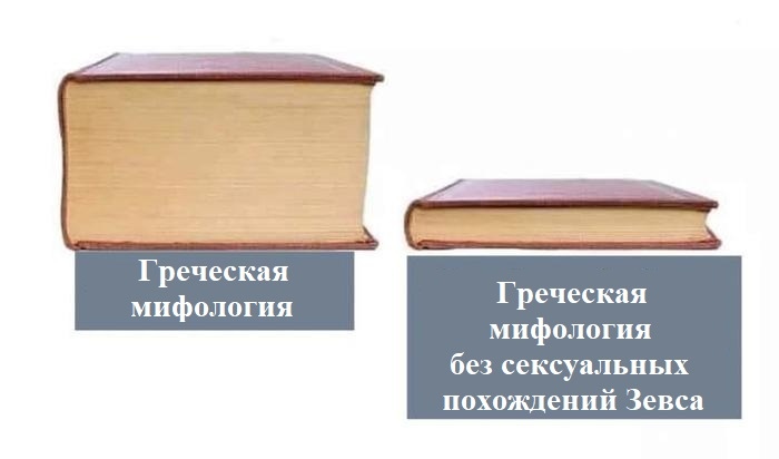Мем с толстой и тонкой книгой