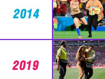 Мемы про Кинси Волански в купальнике на финале Лиги Чемпионов