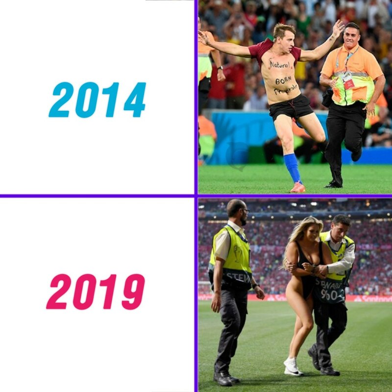 Мемы про Кинси Волански в купальнике на финале Лиги Чемпионов