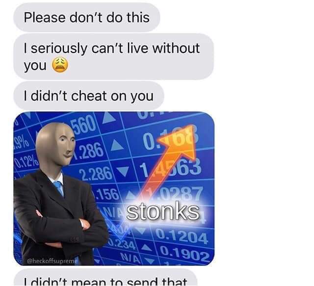 Stonks meme