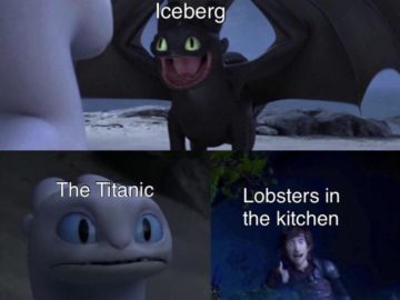 Toothless dragon and Light Fury memes