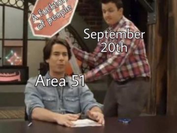 Штурм Зоны 51 Storm Area 51 meme
