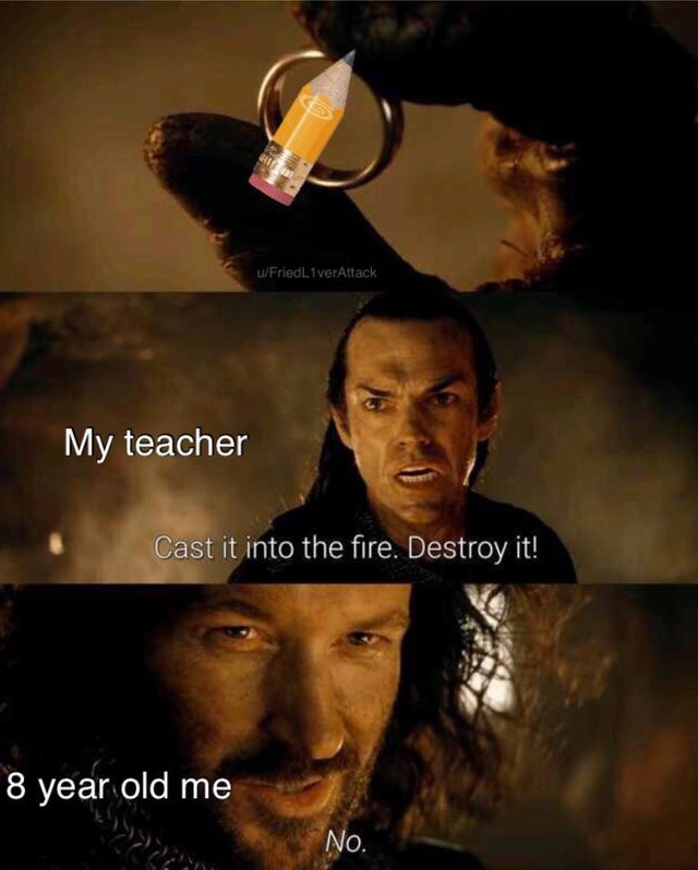 Destroy it Cast it into the fire