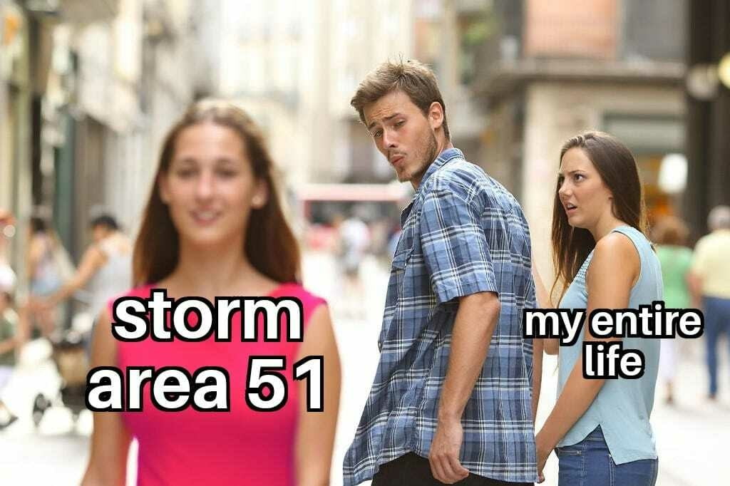 Штурм Зоны 51 Storm Area 51 meme