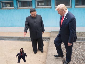 Трамп на границе КНДР