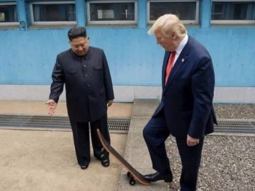 Трамп на границе КНДР