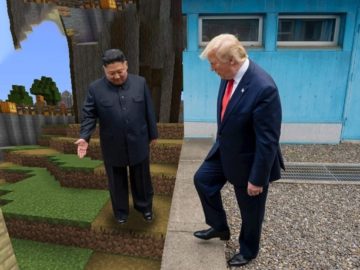 Трамп на границе КНДР
