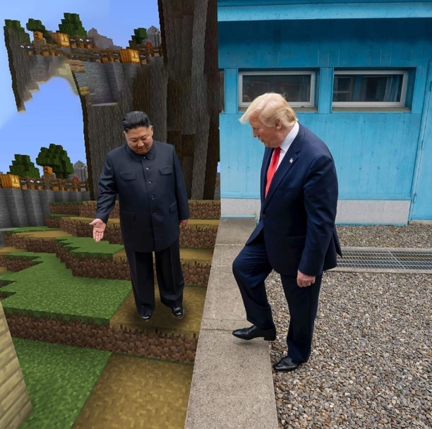 Трамп на границе мем Трамп на границе мем