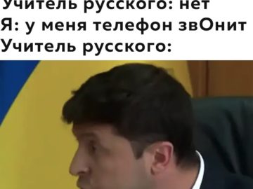 Выйди отсюда, розбiйник - мем с Зеленским