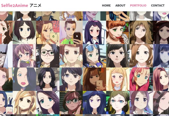 Selfie2Anime