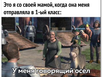 У меня говорящий осел