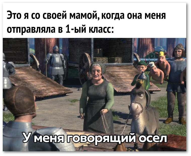 У меня говорящий осел