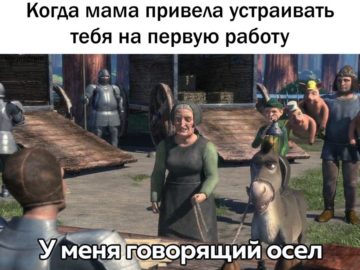 У меня говорящий осел