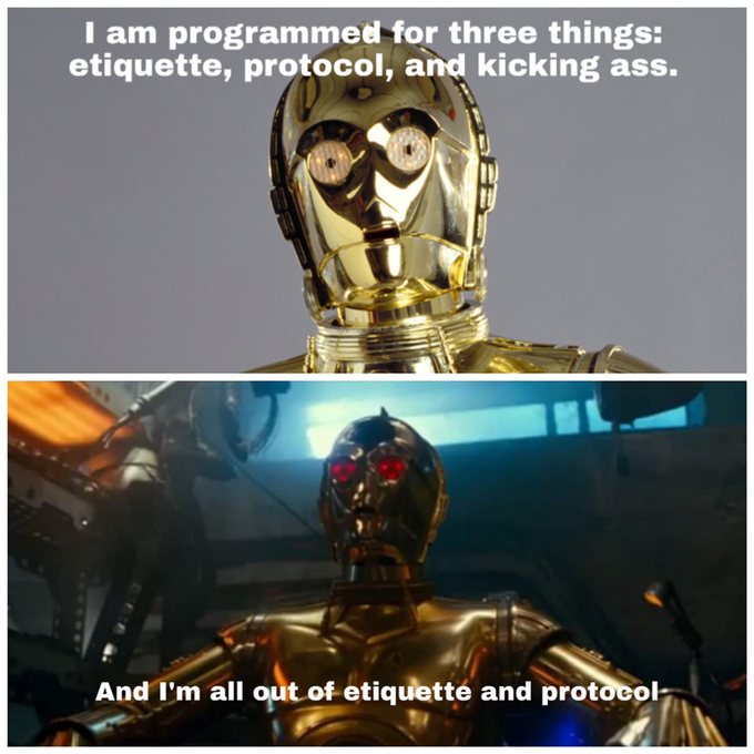 C-3PO с красными глазами