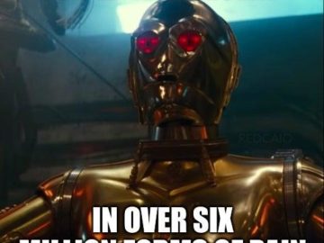 C-3PO с красными глазами