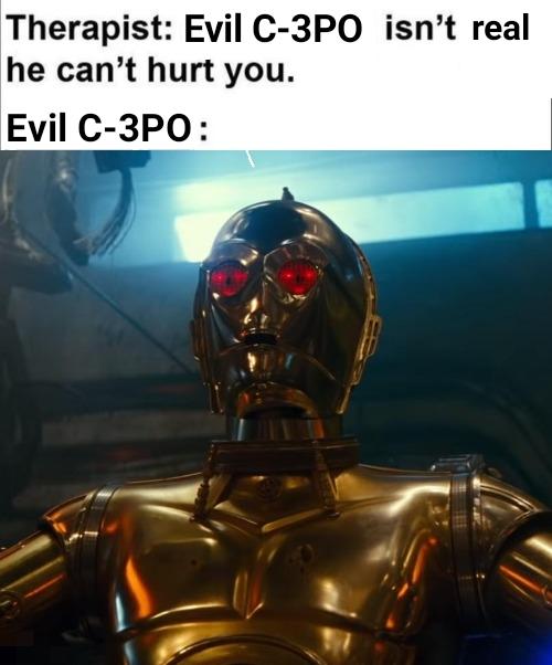 C-3PO с красными глазами