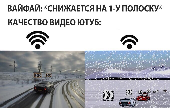 Wi-fi падает на одну единицу Wi-fi падает на одну единицу