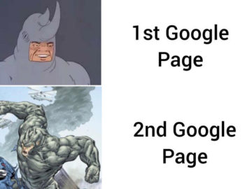 Вторая страница Гугла