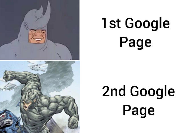 Вторая страница Гугла