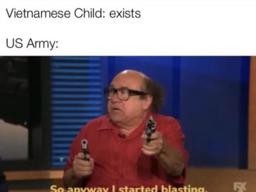 И тут я начинаю шмалять