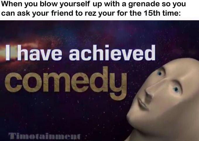 Я достиг комедии мем
