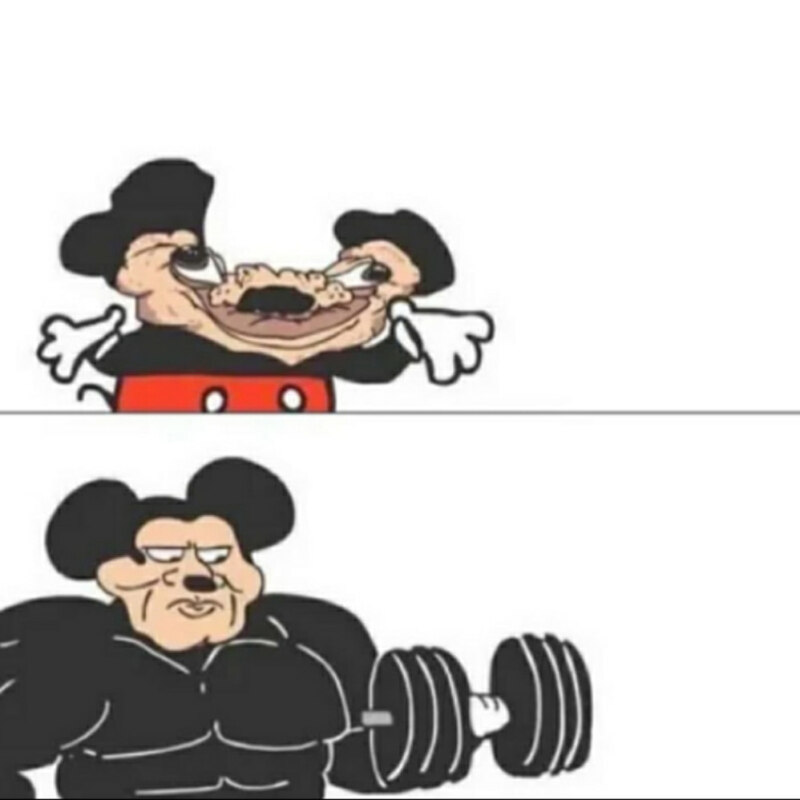 Мокки - накачанный Микки Маус Мокки - накачанный Микки Маус