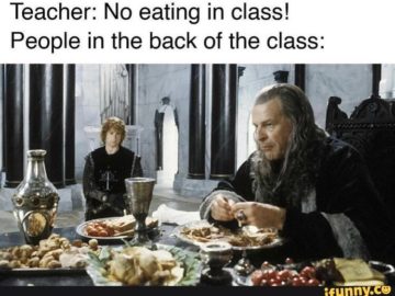 Back of the class