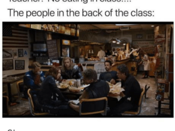 Back of the class