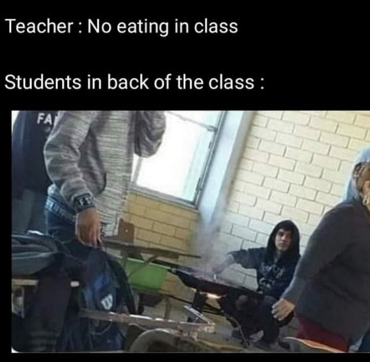 Back of the class
