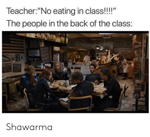 Back of the class