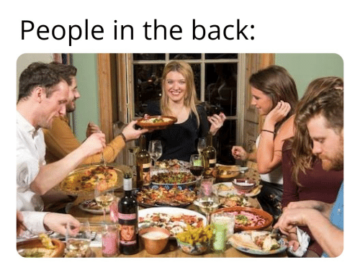 No eating in class meme